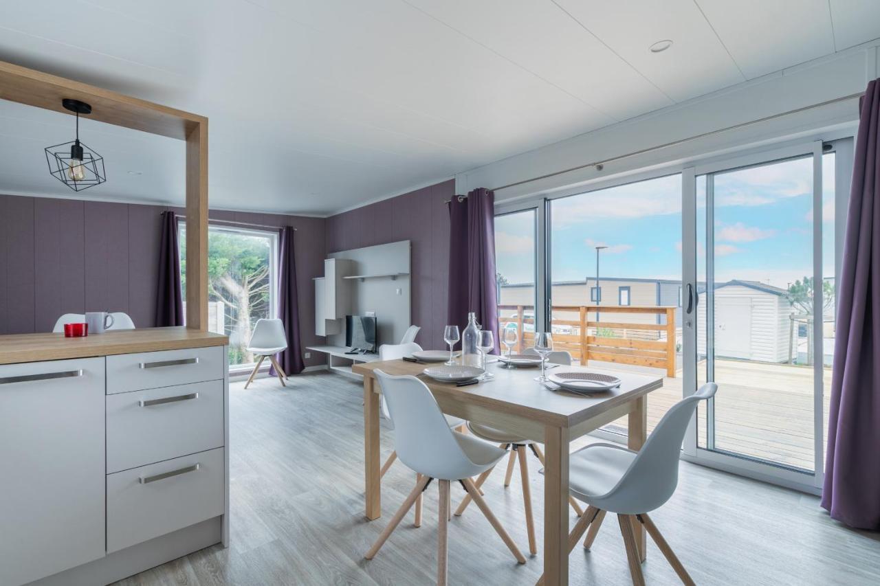 Beau Chalet Pour 4 Pers - Acces Piscine Chauffee Brétignolles-sur-Mer Eksteriør billede