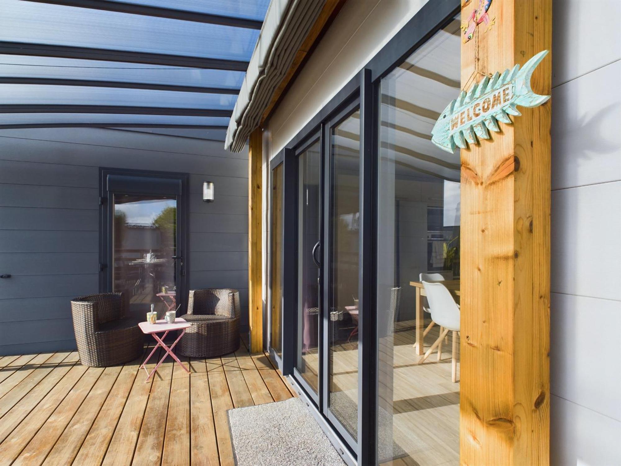 Beau Chalet Pour 4 Pers - Acces Piscine Chauffee Brétignolles-sur-Mer Eksteriør billede